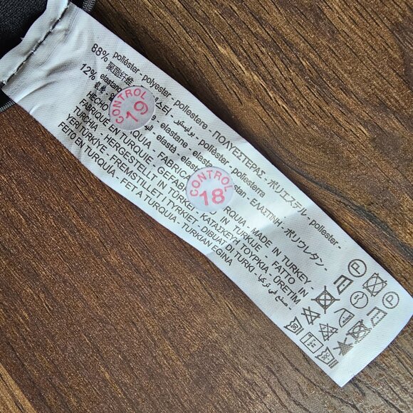 NWT!!  Zara High-Rise High Waist Beltless Black Stretch Pants Trousers Large - Picture 9 of 9